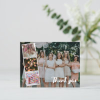 Geburtstag Vielen Dank, dass Sie Foto Collage Brau