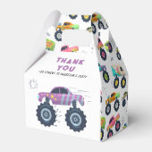 Geburtstag Vielen Dank, dass Sie moderne Kindermon Geschenkschachtel (Rückseite)