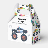 Geburtstag Vielen Dank, dass Sie moderne Kindermon Geschenkschachtel (Rückseite)