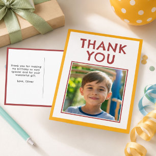 Geburtstag Vielen Dank Kids Foto Postkarte