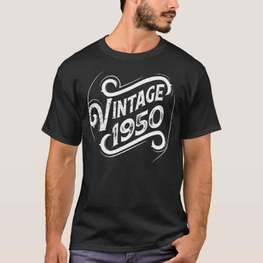 Geburtstag Vintag 1950 T-Shirt (Vorderseite)