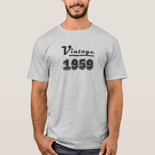 Geburtstag Vintag 1959 Glückliches Geburtstagsgesc T-Shirt