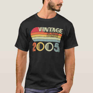 Geburtstag Vintag 2005 Limited Edition Geburtstag T-Shirt