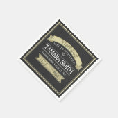 Geburtstag Vintag bis perfekt modern Serviette (Ecke)