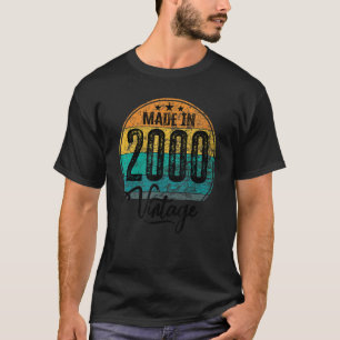 Geburtstag Vintag Geburtstag 2000 Geburtstag 2 T-Shirt
