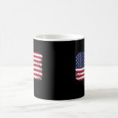 Geburtstag Vintage US-Flagge Phantastisch seit 195 Kaffeetasse (Mittel)