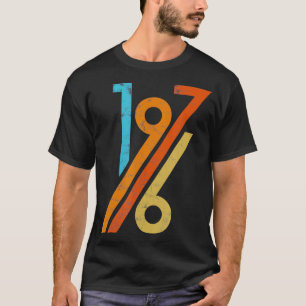 Geburtstag Vintager 70er Stil 1976 T-Shirt
