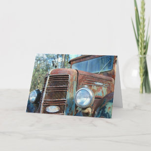Geburtstag, Vintager Lkw, Spaß Karte