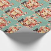 Geburtstag Vintager Vater Vatertag Geschenkpapier (Ecke)