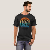 Geburtstag Vintages Geburtsjahr 1970 Geburtstag T-Shirt (Vorne ganz)