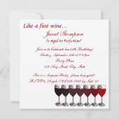 Geburtstag vollendet einladung (Vorderseite)