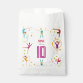 Geburtstag von Akrobatik und Gymnastik Geschenktütchen (Vorderseite)