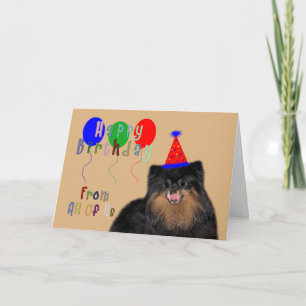 Geburtstag von allen uns Gruß-Karte Karte