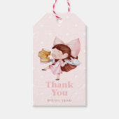 Geburtstag von Cake & Tee Geschenkanhänger (Vorderseite)