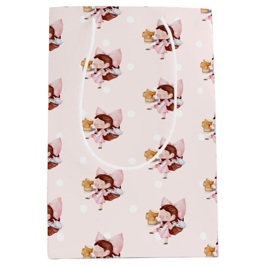 Geburtstag von Cake & Tee Mittlere Geschenktüte (Vorderseite)