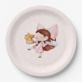 Geburtstag von Cake & Tee Pappteller (Vorderseite)