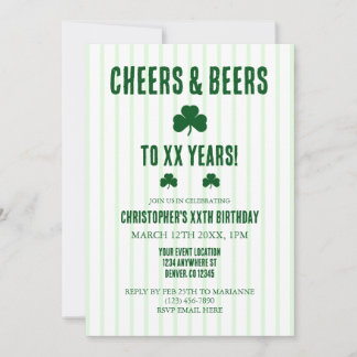 Geburtstag von Cheers und Biers Einladung