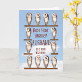 Geburtstag von Ehemann, neugierige Wuchs Karte (Gelbe Blume)