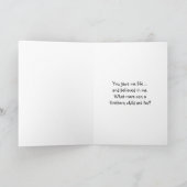 Geburtstag von Firstborn Karte (Innenseite)