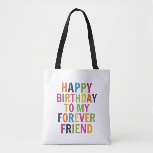 Geburtstag von Freunden Tasche (Vorderseite)