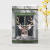 Geburtstag von Hirsch Hunter Karte (Gelbe Blume)