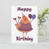 Geburtstag von Hühnern (Stehend Vorderseite)