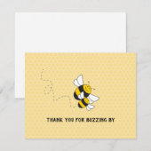 Geburtstag von Hummeln, vielen Dank Dankeskarte (Vorne/Hinten)