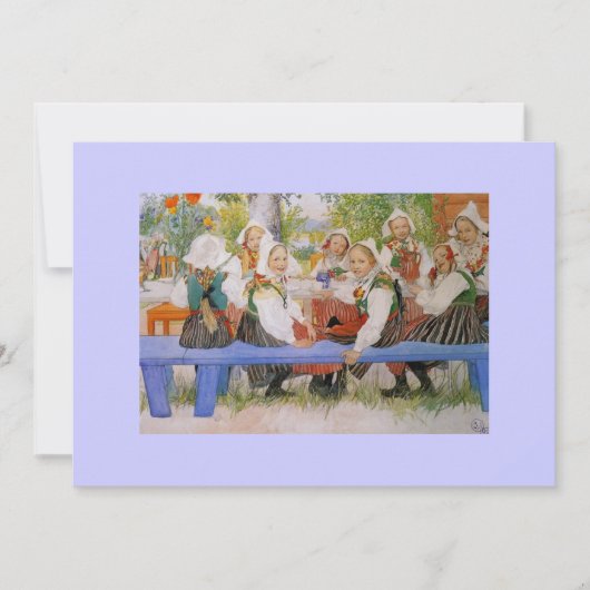 Geburtstag von Kersti 1909 Karte (Vorderseite)
