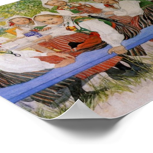 Geburtstag von Kersti 1909 Poster (Ecke)