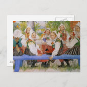 Geburtstag von Kersti 1909 Postkarte (Vorne/Hinten)