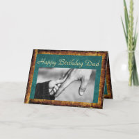Geburtstag von Kind und Vater Hand in Hand