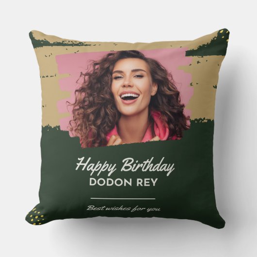 Geburtstag von Kissen (Vorderseite)