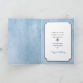 Geburtstag von Lady Viktorianisch Birdhouse Songbi Karte (Innenseite)