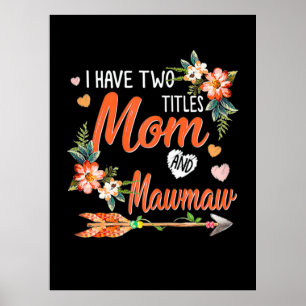 Geburtstag von Mama und Oma Poster