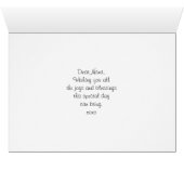 Geburtstag von Nana Blue Jay auf Vogelzuführung (Innenansicht Horizontal (Unten))