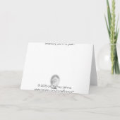 Geburtstag von Newbury Steeplechase Karte (Rückseite)