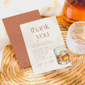 Geburtstag von Perfection Whiskey Dankeskarte