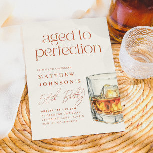 Geburtstag von Perfection Whiskey Einladung