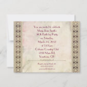 Geburtstag von Senioren Einladung (Rückseite)