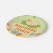 Geburtstag von Tellern Pappteller (Schrägansicht)