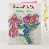 Geburtstag von uns allen Hübschen süß Karte (Gelbe Blume)