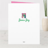 Geburtstag von uns allen Hübschen süß Karte (Rückseite)