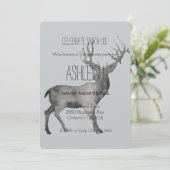 Geburtstag von Waldwild Einladung (Stehend Vorderseite)