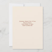 Geburtstag von Wild-West-Cowgirl Einladung (Rückseite)