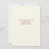 Geburtstag von Wild-West-Cowgirl Einladung (Rückseite)