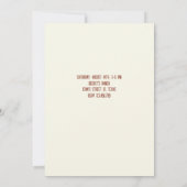 Geburtstag von Wild-West-Cowgirl Einladung (Rückseite)