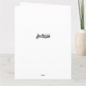 Geburtstag vor Facebook lustiger Karte (Rückseite)