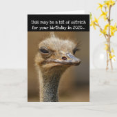 Geburtstag Während 2020 Pandemie- Witziger Strauß Karte (Gelbe Blume)