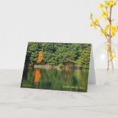 Geburtstag: Walden Pond Karte (Gelbe Blume)