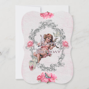 Geburtstag - Weiße Leine - Einladungskarte Einladung